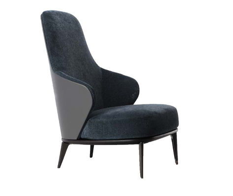 Haut ODM moderne de la chaise 68*79*100cm de Sofa Chair Wearproof Oriental Lounge de dos