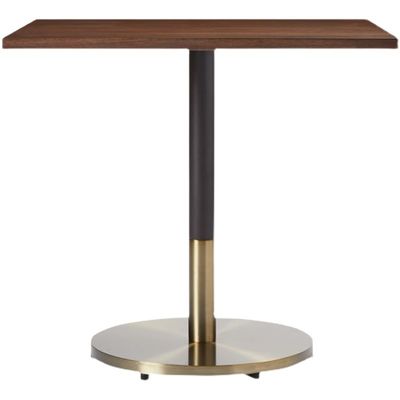 Les meubles de restaurant d'hôtel d'ISO9001 800*700*750mm ont donné à la table de salle à manger une consistance rugueuse carrée en bois
