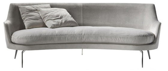 La personnalisation 2 Seater couchent OIN 14001 de Sofa Oval Shaped Sectional Sofas