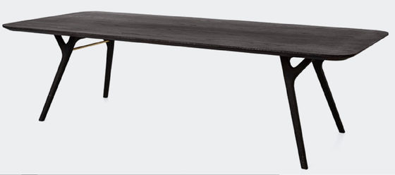 Ne noircissez aucune personnalisation contemporaine moderne de table de cuisine d'empreinte digitale