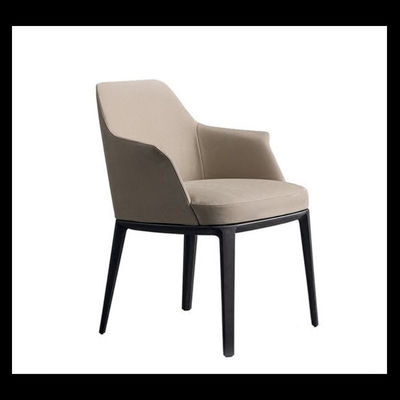 Diner tapissé beige préside le tissu durable de la crème ISO9001 dinant des chaises