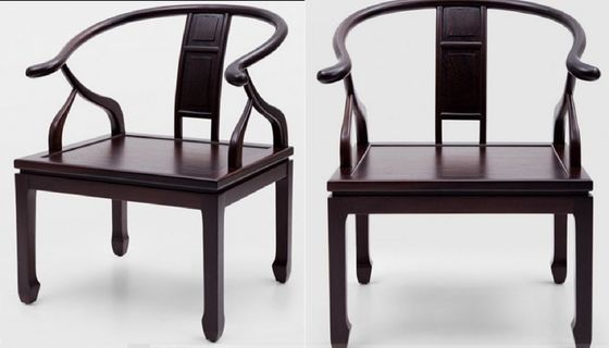 Chaise en bois traditionnelle chinoise de nouveaux meubles du style chinois ISO14001