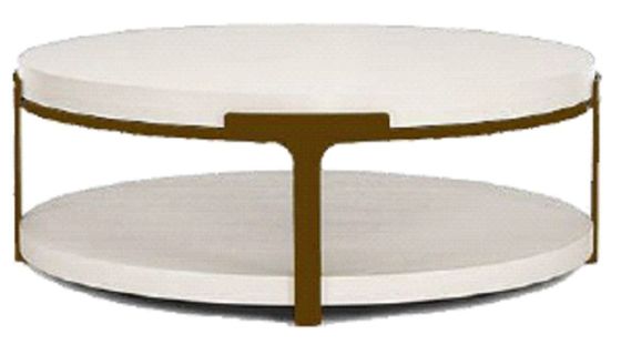 Marble White moderne autour de la table basse 120*70*45cm pour l'hôtel cinq étoiles