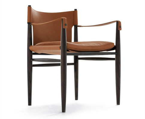 Le fauteuil classique de style chinois de chaise en bois antirouille de classique dénomme 570*565*760mm