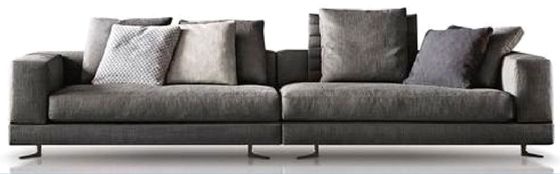 Longues longévité et longévité de meubles de Grey Sectional Sofa Hotel Lobby