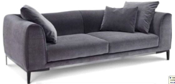 Divan noir commercial d'ODM Sofa And Loveseat 2 Seater petit Loveseat