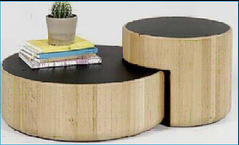 la table basse contemporaine noire a placé des meubles de chambre à coucher d'hôtel d'ODM a placé universel