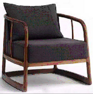 Fauteuils classiques modernes adaptés aux besoins du client de tissu pour l'anti éraflure du salon 60*63*75cm