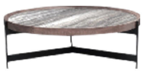ODM rond contemporain de marbre de l'ensemble SS201 de meubles de chambre à coucher d'hôtel de tables basses