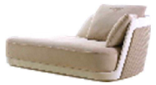 Sofa moderne cinq étoiles de loisirs de style de style moderne