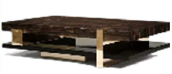 Table basse moderne cinq étoiles de style de style moderne