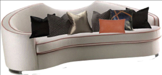 Pièce 230*98*90cm de Sofa Comfortable Sofa For Living de style d'hôtel d'ODM d'OEM