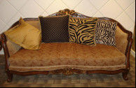 meubles européens Sofa Set Abrasive Resist de style de 220*95*110cm