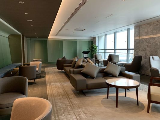 Les meubles en bois solides d'ASCOTT ont placé des ensembles de salon pour l'ODM d'appartements
