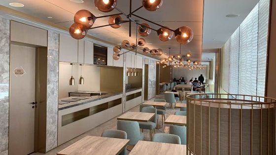 Les meubles en bois solides d'ASCOTT ont placé des ensembles de salon pour l'ODM d'appartements