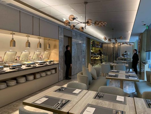 Les meubles en bois solides d'ASCOTT ont placé des ensembles de salon pour l'ODM d'appartements