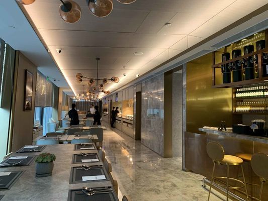 Les meubles en bois solides d'ASCOTT ont placé des ensembles de salon pour l'ODM d'appartements
