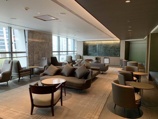 Les meubles en bois solides d'ASCOTT ont placé des ensembles de salon pour l'ODM d'appartements