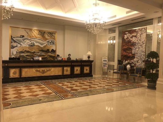 la table de salle à manger faite sur commande cinq étoiles d'hôtel international d'hôtel a placé Sofa Set adapté aux besoins du client imperméable Wearproof