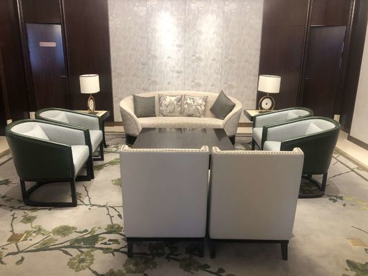 la table de salle à manger faite sur commande cinq étoiles d'hôtel international d'hôtel a placé Sofa Set adapté aux besoins du client imperméable Wearproof