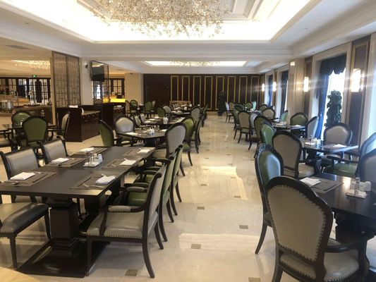 la table de salle à manger faite sur commande cinq étoiles d'hôtel international d'hôtel a placé Sofa Set adapté aux besoins du client imperméable Wearproof