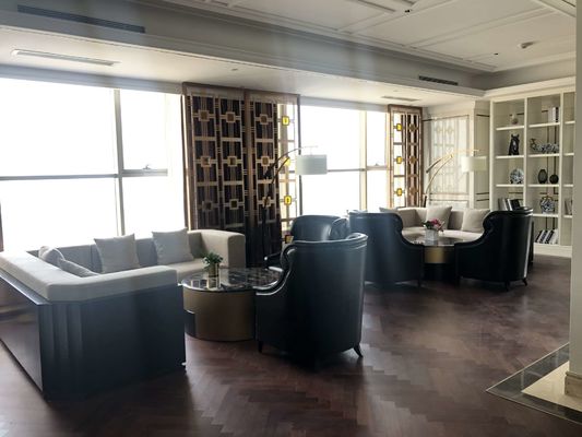 la table de salle à manger faite sur commande cinq étoiles d'hôtel international d'hôtel a placé Sofa Set adapté aux besoins du client imperméable Wearproof