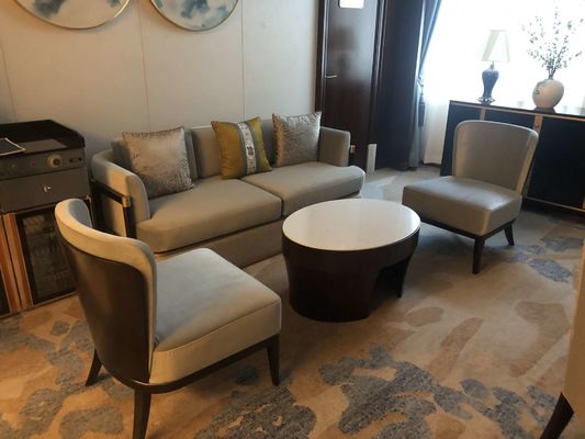 la table de salle à manger faite sur commande cinq étoiles d'hôtel international d'hôtel a placé Sofa Set adapté aux besoins du client imperméable Wearproof