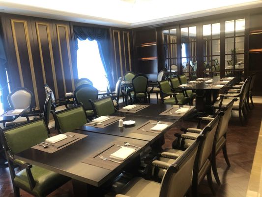 la table de salle à manger faite sur commande cinq étoiles d'hôtel international d'hôtel a placé Sofa Set adapté aux besoins du client imperméable Wearproof