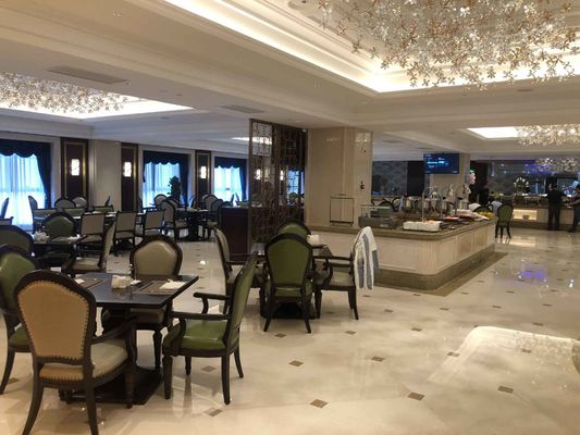 la table de salle à manger faite sur commande cinq étoiles d'hôtel international d'hôtel a placé Sofa Set adapté aux besoins du client imperméable Wearproof