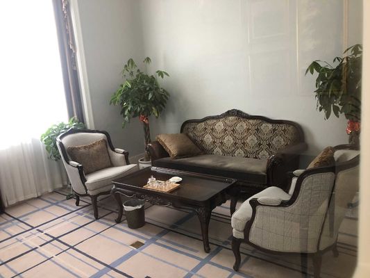 la table de salle à manger faite sur commande cinq étoiles d'hôtel international d'hôtel a placé Sofa Set adapté aux besoins du client imperméable Wearproof