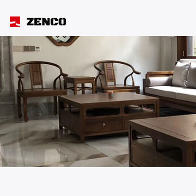 Meubles de style chinois traditionnel Ensemble de canapé en bois massif et chaises en bois