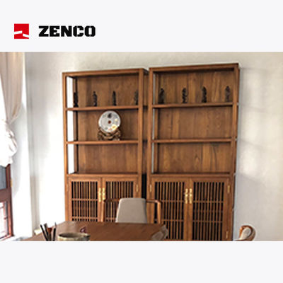 Ensemble de meubles en bois massif de style chinois avec chaises et armoires de table à thé