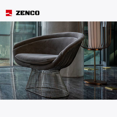 Ensemble de meubles de loisirs d'hôtel de style moderne incluant une chaise et une table basse