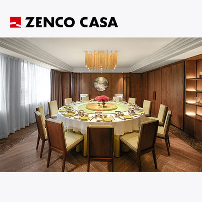 Table ronde avec chaises assorties pour les grands rassemblements