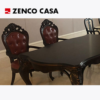 Table de salon de style européen avec chaises longues pour l'hôtel ou la maison