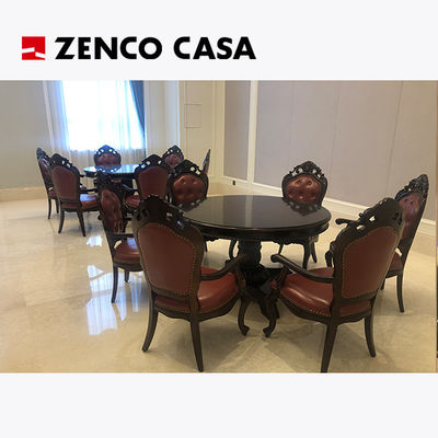 Hôtel espace de loisirs Meubles de style européen Chaise de salon avec petite table ronde