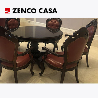Hôtel espace de loisirs Meubles de style européen Chaise de salon avec petite table ronde