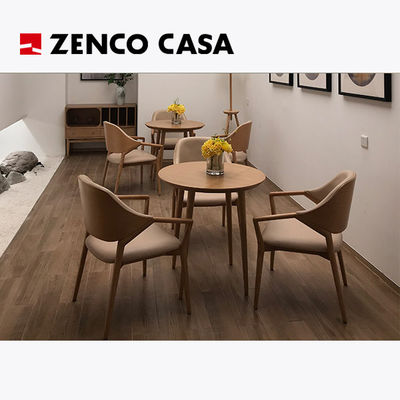 Ensemble de meubles en bois massif de style moderne avec table basse et chaise longue