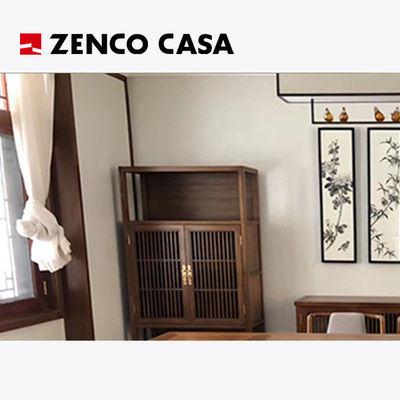 Meubles de style chinois traditionnel Table à écrire en bois massif Chaises de bureau et étagère de rangement