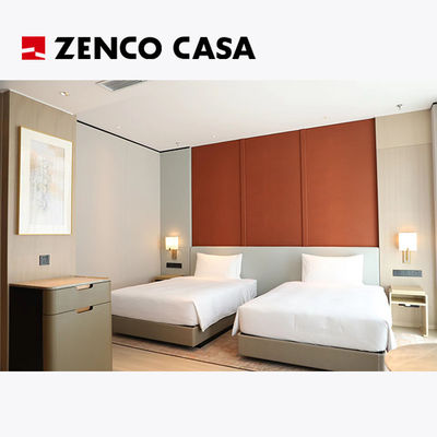 ISO9001 Ensemble de meubles de style moderne pour chambre d'hôtel quatre étoiles