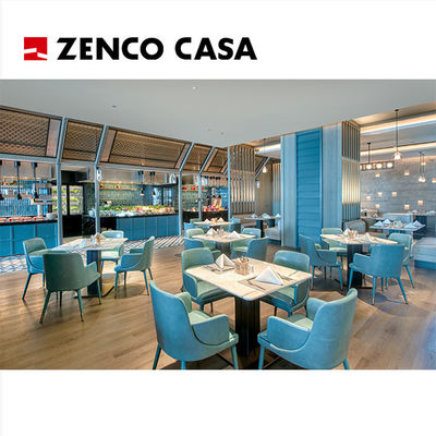 Projet de personnalisation de meubles d'hôtel-restaurant cinq étoiles, y compris des chaises de cuisine en cuir