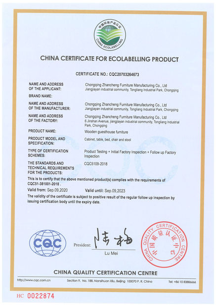 La Chine ZENCO certifications